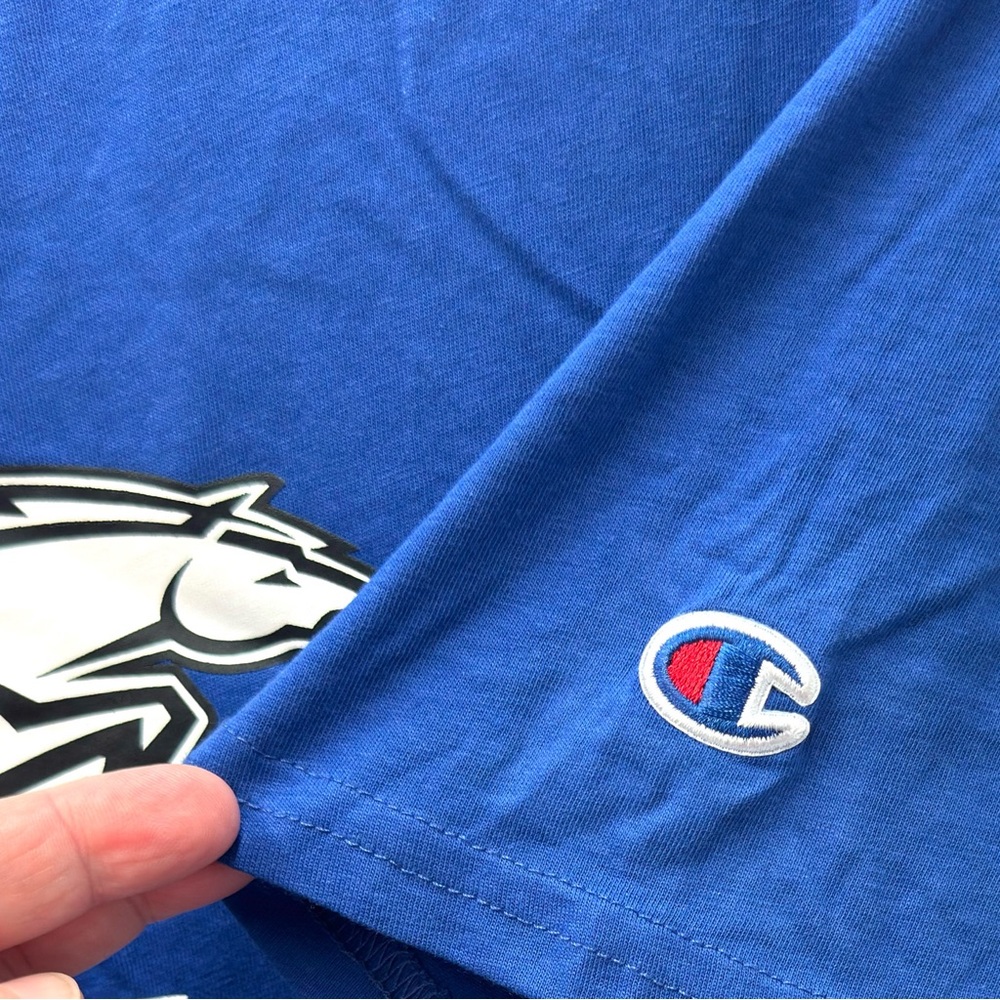CHAMPION MTSU Middle Tennessee State University Blue Raiders T-Shirt Royal Blue - Picture 4 of 5